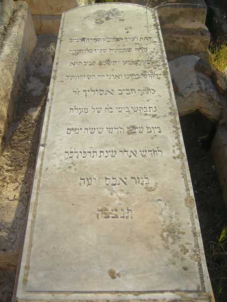 assouline habib fejfája