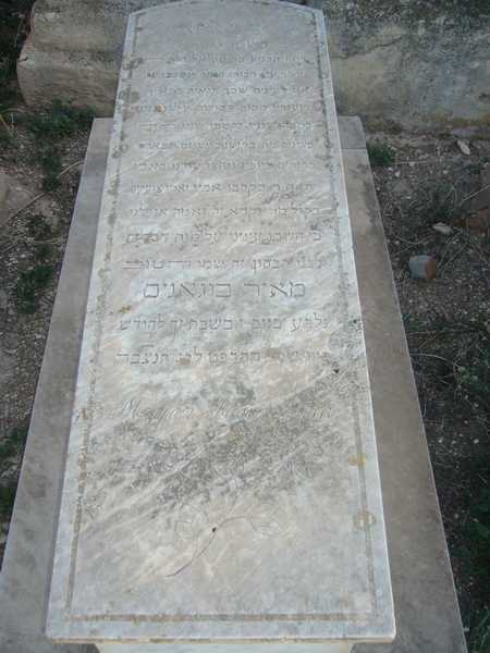 Grafsteen van bouganim meier