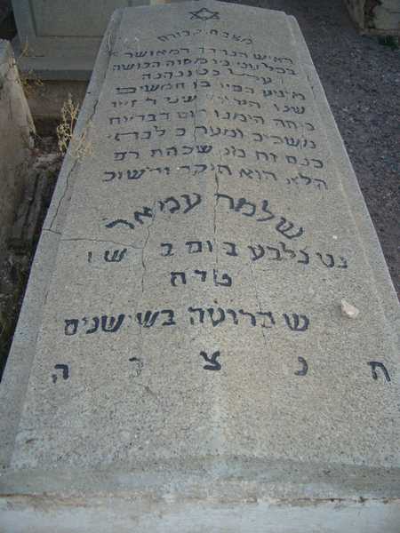 מצבת amar salomon