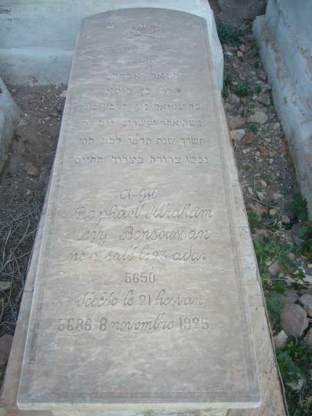 levy bensoussan raphael abraham fejfája