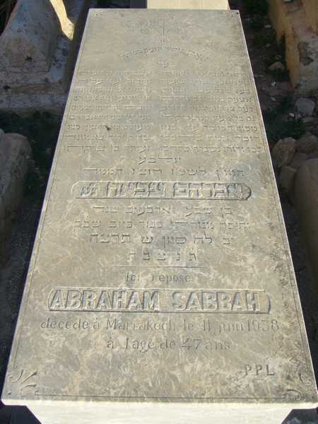 Stèle de sabbah abraham