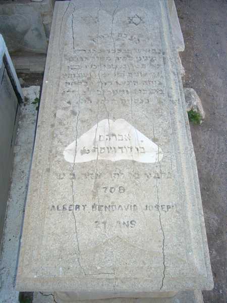 Grabstein von bendavid ouyoussef abraham
