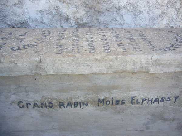 Grabstein von elphassy moise