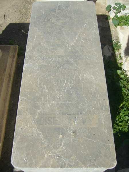 Grabstein von levy moise