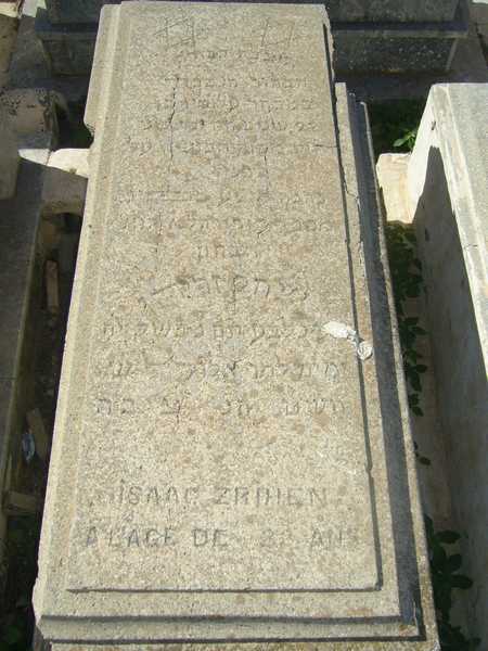 Lápide de zrihen isaac
