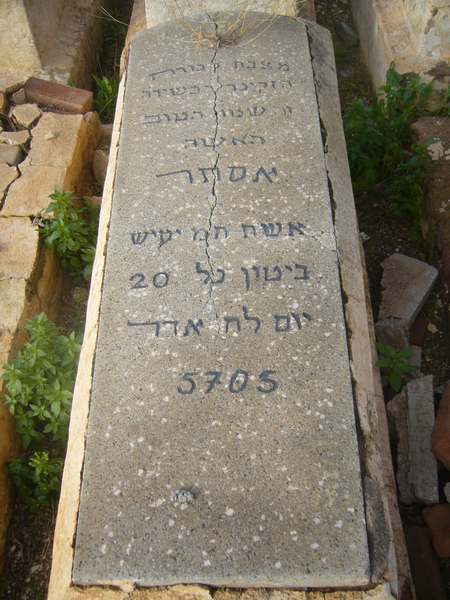 شاهدة قبر bitton esther