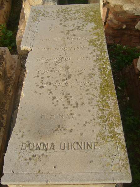 Tombstone of oiknine donna