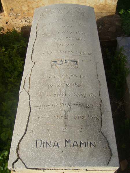 شاهدة قبر mamin dina