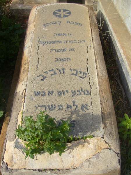 Tombstone of zerbib fiby