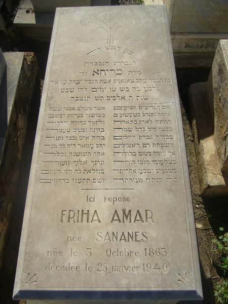 Tombstone of amar friha