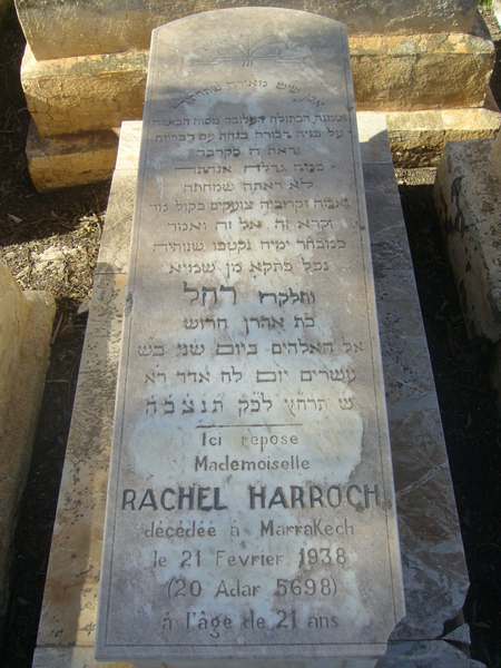 Grabstein von harroch rachel