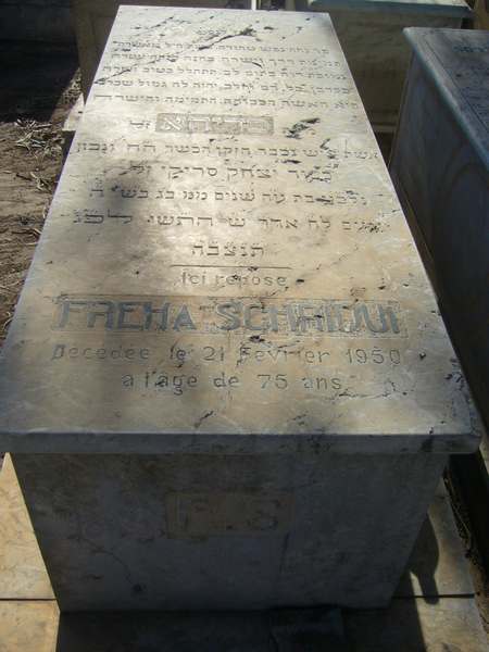 Grabstein von schriqui freha