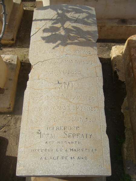 Lápide de serfaty mezal