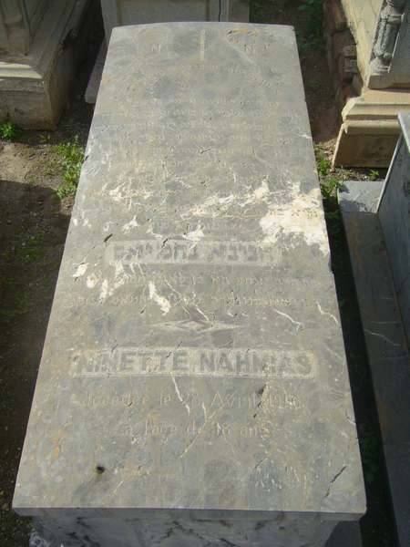 nahmias ninette fejfája