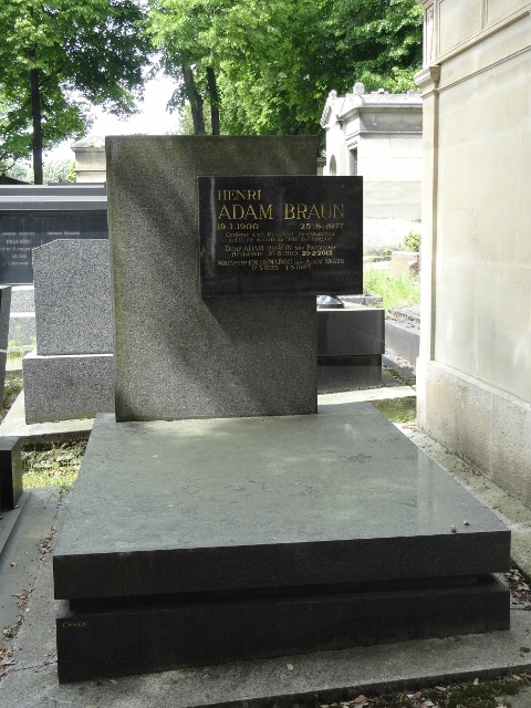 Lápide de ADAM BRAUN Henri