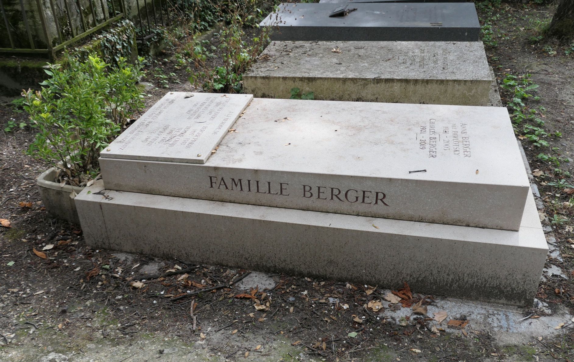Stèle de BERGER Chone, dit Charles, alias Jean-Louis BAUDOIN