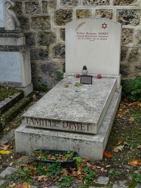 شاهدة قبر DIMET Didier Romain