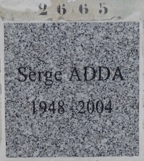 Grabstein von ADDA Serge