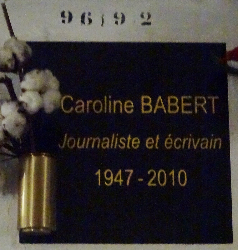 Lápide de BABERT Caroline