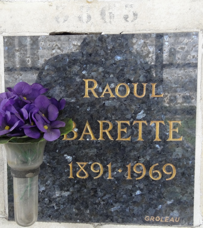 Stèle de BARETTE Raoul