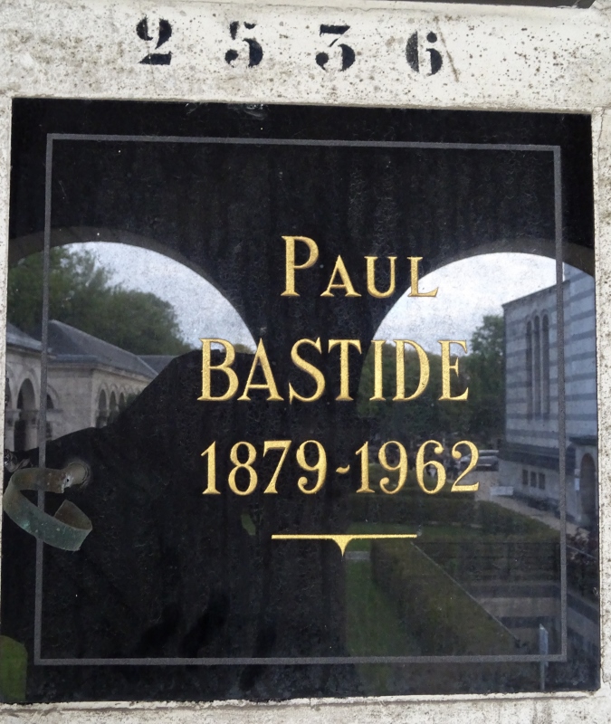 Grabstein von BASTIDE Paul