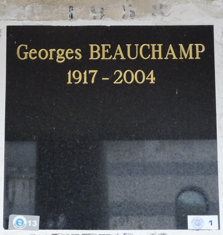 Grabstein von BEAUCHAMP Georges ROSENFELD, dit