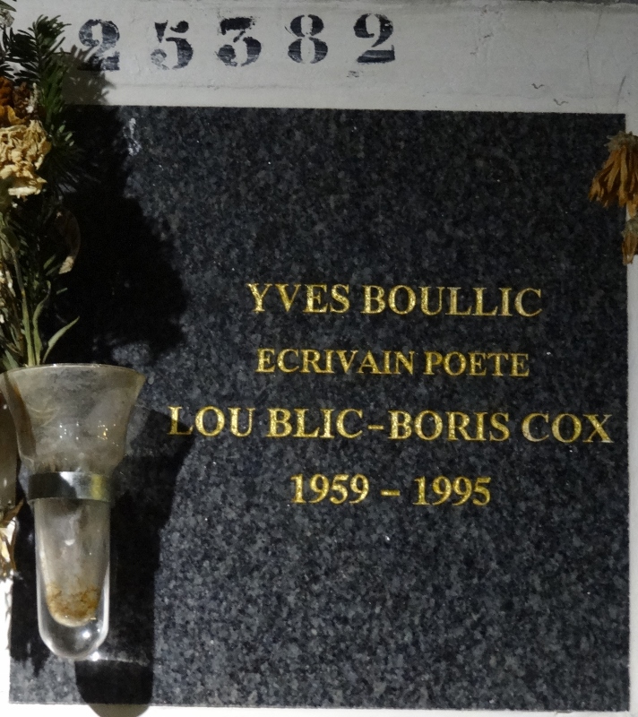 Grabstein von BLIC Yves BOULLIC, dit Lou