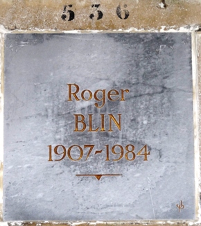 Stèle de BLIN Roger