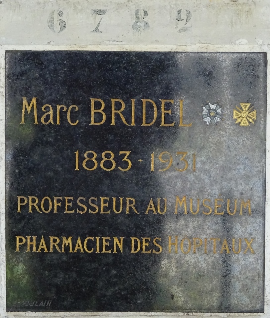 Stèle de BRIDEL Marc