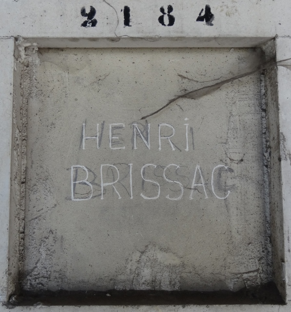 Grabstein von BRISSAC Henri