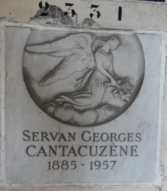 Stèle de CANTACUZENE Servan Georges