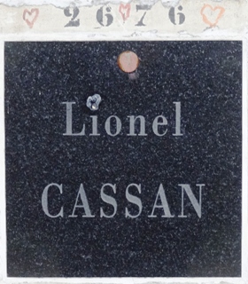 מַצֵּבה פון CASSAN Lionel