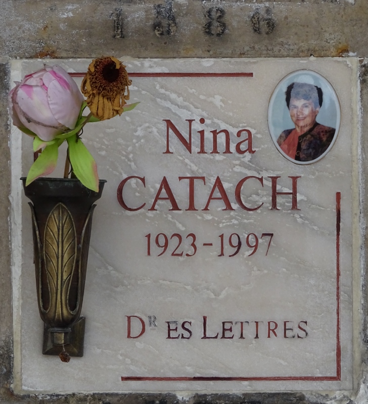 Grabstein von CATACH Nina
