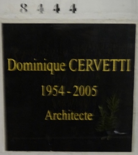 Stèle de CERVETTI Dominique