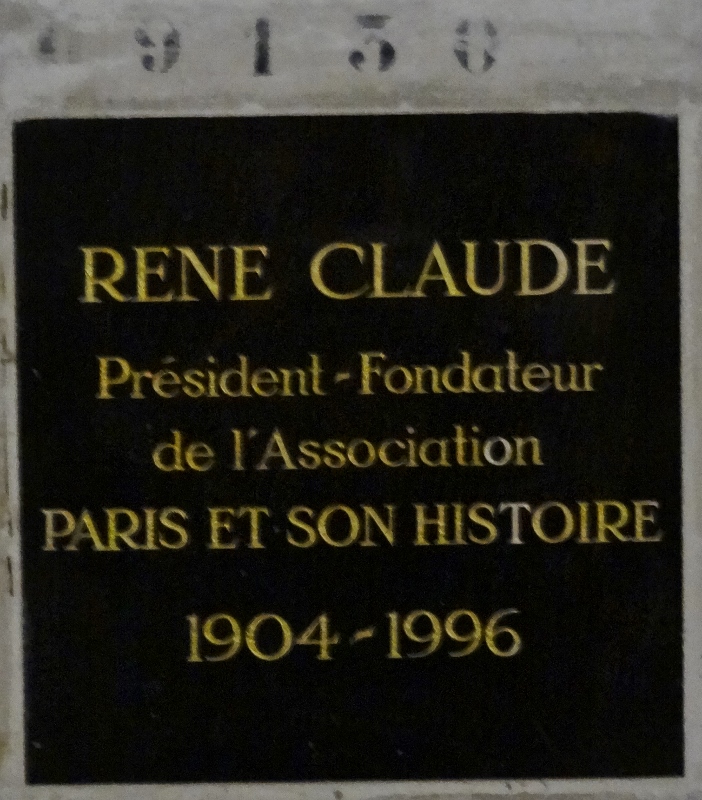 Grafsteen van CLAUDE René