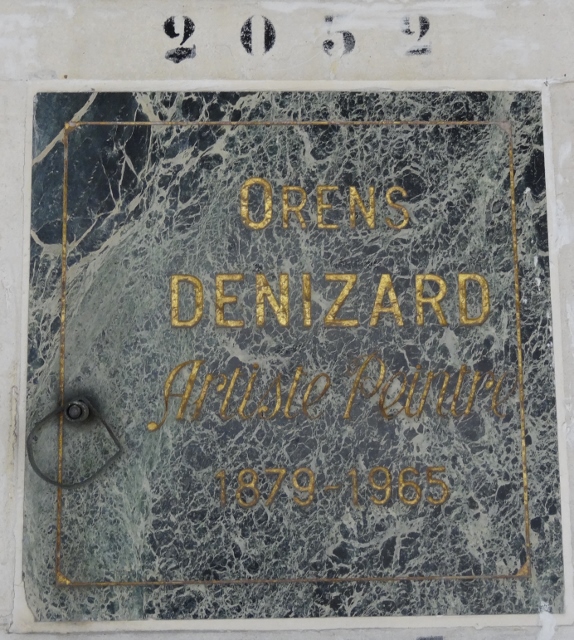 Stèle de DENIZARD Orens