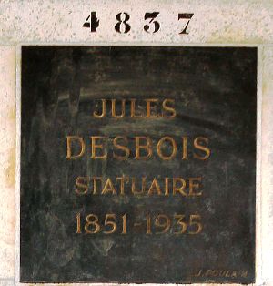 شاهدة قبر DESBOIS Jules