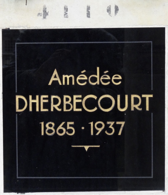 Stèle de DHERBECOURT Amédée