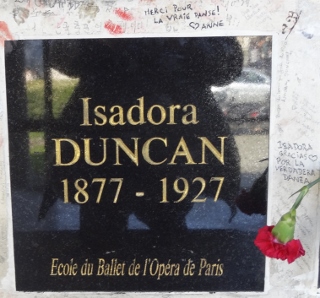 מַצֵּבה פון DUNCAN Doria Angela, dite Isadora