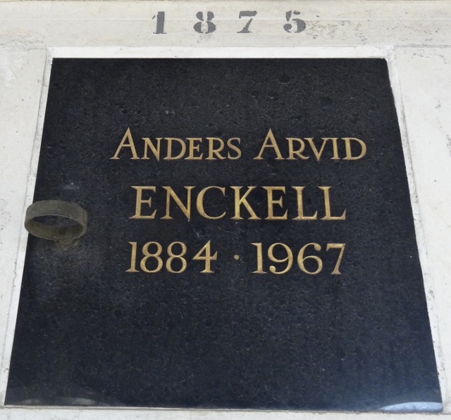 Stèle de ENCKELL Anders Arvid