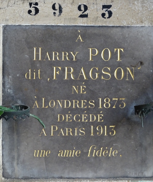 מַצֵּבה פון FRAGSON Harry POT, dit