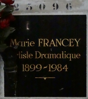 Stèle de FRANCEY Marie
