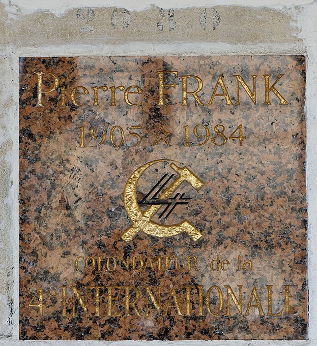 מַצֵּבה פון FRANK Pierre