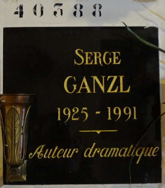 Lápide de GANZL Serge