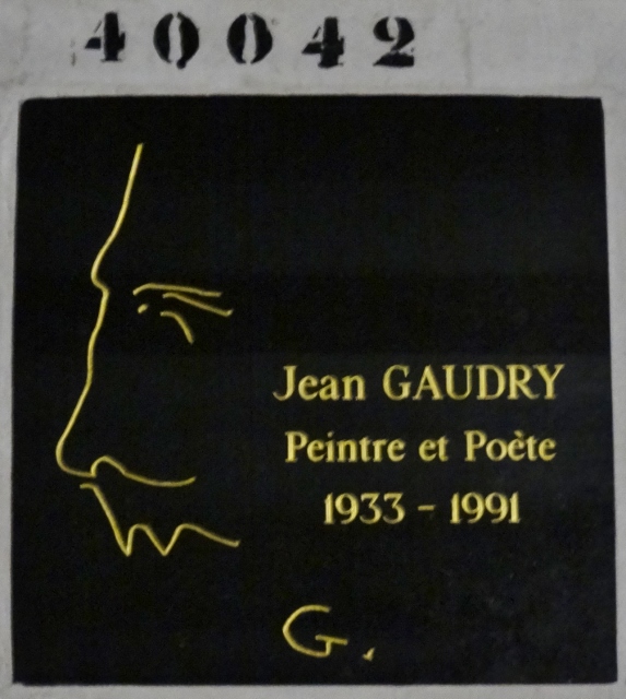 شاهدة قبر GAUDRY Jean