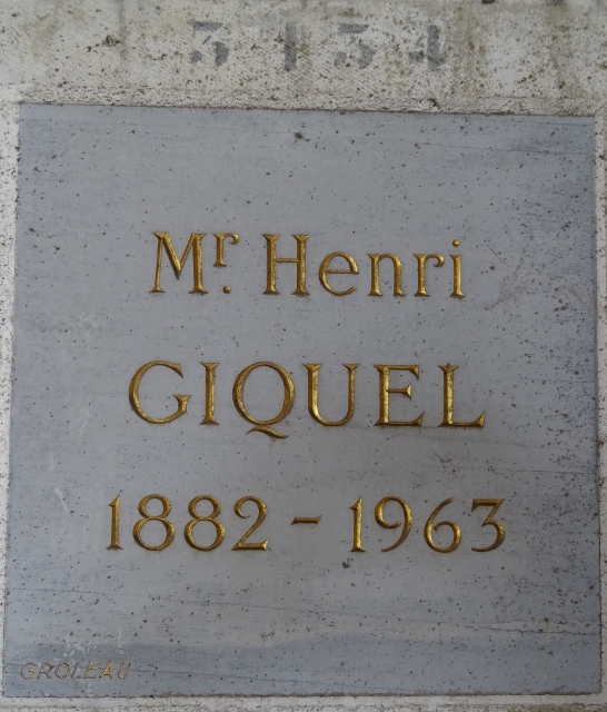 Stèle de GIQUEL Henri