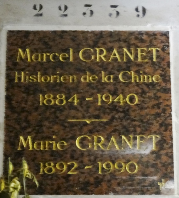GRANET Marcel 的墓碑