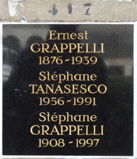 Estela de GRAPPELLI Stéphane