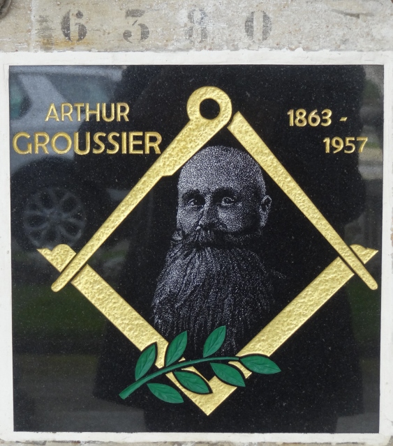 Lápide de GROUSSIER Arthur