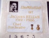 Stèle de HELIAN Jacques DER MIKAELIAN, dit Jacques